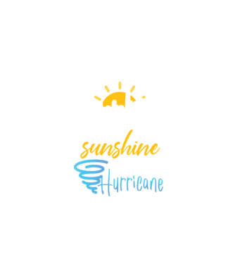 September Girls are Sunshine mixed with a little Hurricane model negru pe tricou