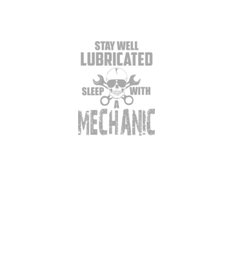 Stay well lubricated model negru pe tricou