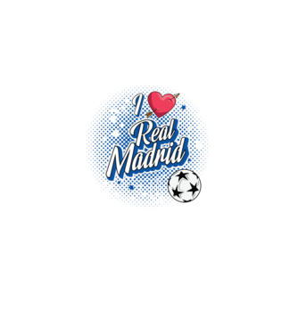Popart RealMadrid model negru pe tricou