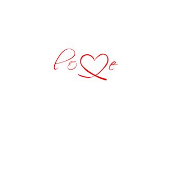 Love Valentines day model negru pe tricou