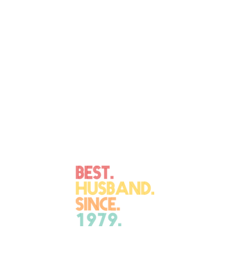 best husband since 1979 retro model negru pe tricou