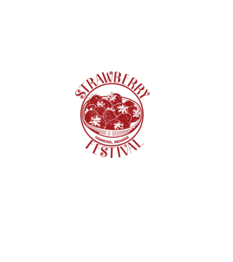 strawberry festival stranger things model verde de măr pe tricou