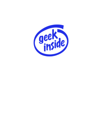 Geek inside model turcoaz pe tricou
