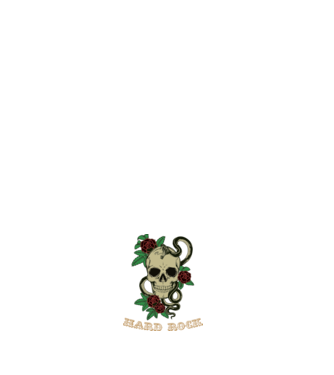 Hard Rock 1 model negru pe tricou