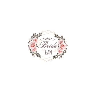 Vintage Bride team model roz deschis pe tricou