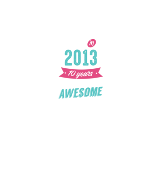 Made in 2013 model negru pe tricou