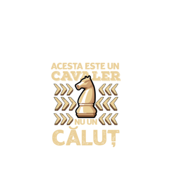 Acesta este un cavaler, nu un căluț  model negru pe tricou