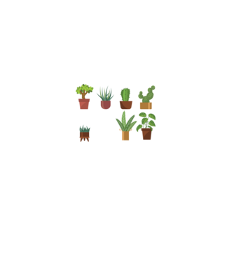 am nevoie doar de plantele astea  model negru pe tricou
