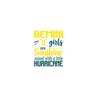 Sunshine with Hurricane GEMINI model negru pe tricou