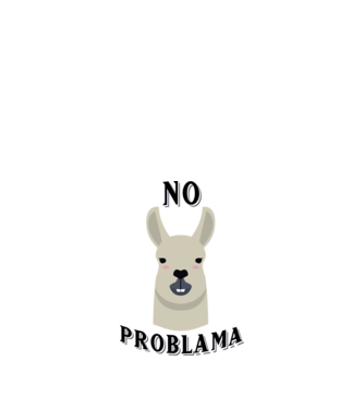 No problama model nisipiu pe tricou