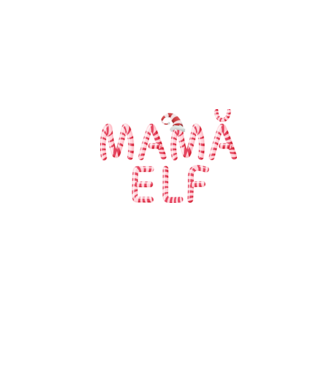 mamă elf model albastru jeanși pe tricou