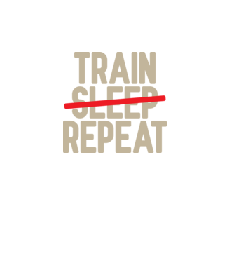 Train repeat model turcoaz pe tricou