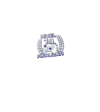 Nivel 19 finalizat! model negru pe tricou
