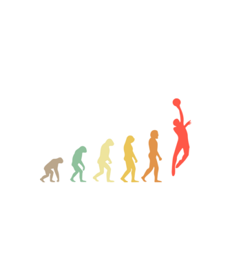 Basketball evolution model negru pe tricou
