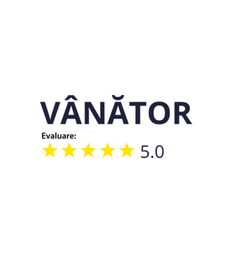 evaluare: vânător de 5 stele model alb/roșu pe tricou