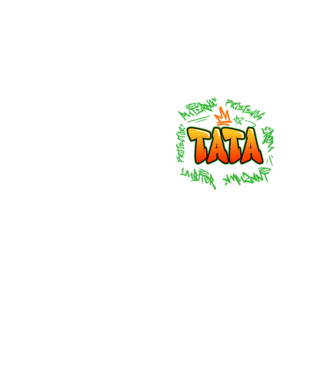 Graffiti tata model galben neon pe tricou
