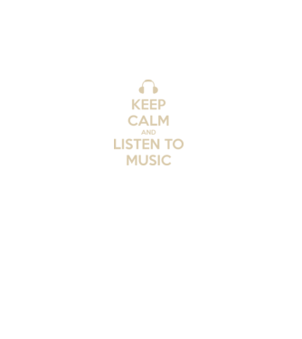 keep calm and listen to music model negru pe tricou