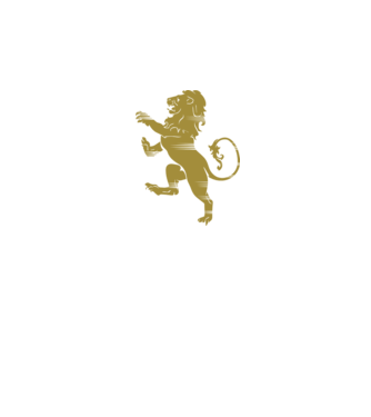 Lion Rampant model negru pe tricou