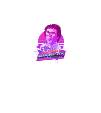 no cherry no deal stranger things model negru pe tricou