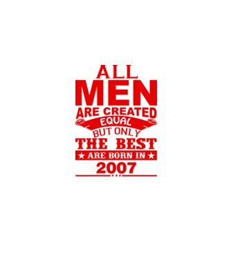 All men are created - 2007 model nisipiu pe tricou