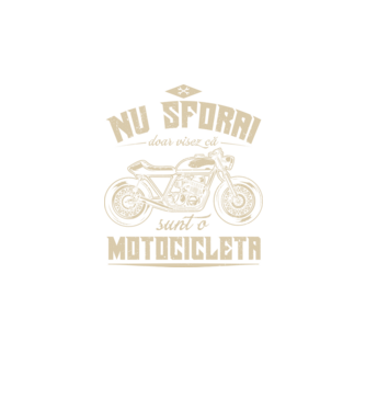nu sforăi, doar visez că sunt o motocicletă model negru pe tricou