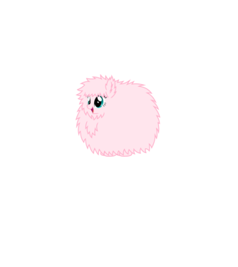 Fluffle Puff model alb pe tricou