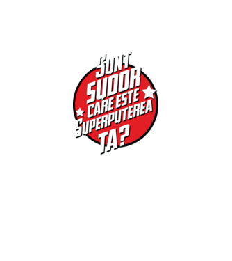 sunt sudor, care este superputerea ta? model portocaliu neon pe tricou
