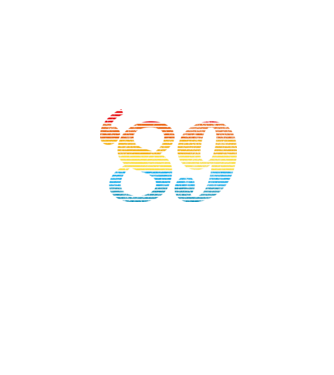 Retro Birthday 1989 model albastru jeanși pe tricou