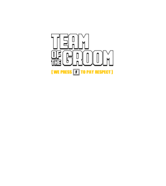Team of the Groom model negru pe tricou