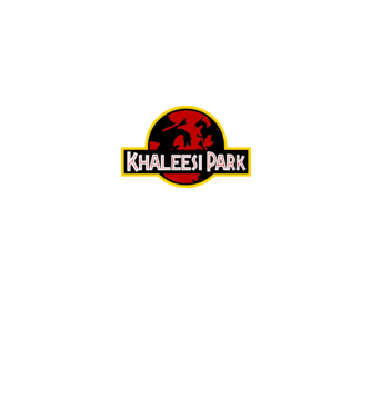 Khaleesi Park model alb pe tricou