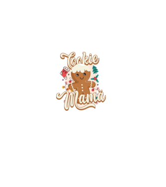 Cookie mamă model alb pe tricou