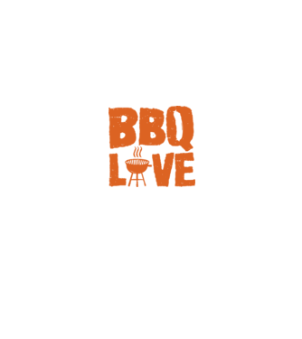 BBQ LOVE model negru pe tricou