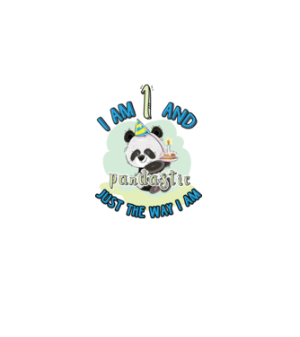 PANDASTIC 1 model alb pe tricou