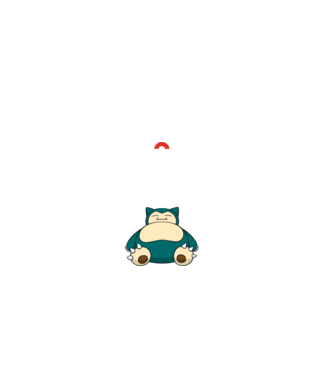 Keep Calm Snorlax model negru pe tricou