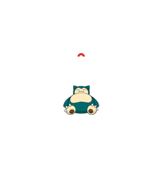 Keep Calm Snorlax model negru pe tricou