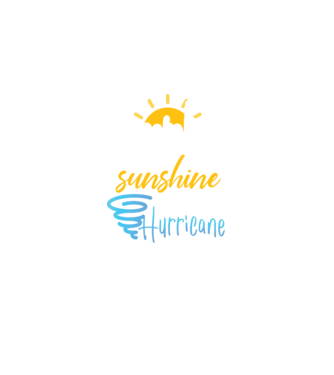 December Girls are Sunshine mixed with a little Hurricane model negru pe tricou