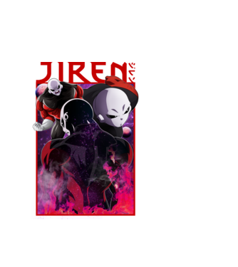 jiren dragonball model alb pe tricou