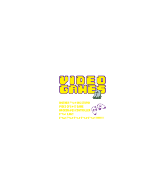 I don't always die when playing video games model negru pe tricou