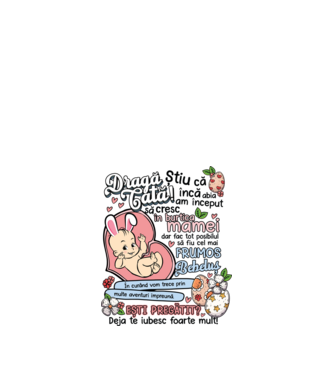 Paști Dragă tată model alb pe tricou