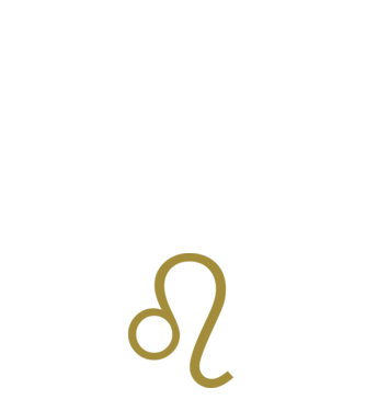 Leo Horoscope model alb pe tricou