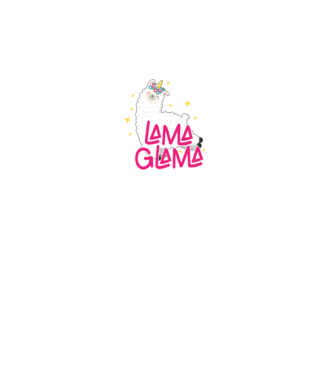 Lama glama model negru pe tricou