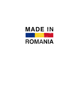 made in romania model  pe tricou
