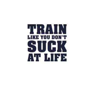 Train like you dont suck at life model dusty pink pe tricou