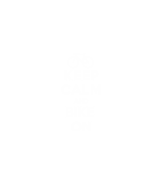 Keep calm and bike on model negru pe tricou