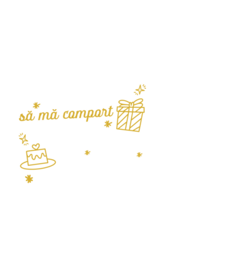 Nu am avut niciodată 10 de ani model alb pe tricou