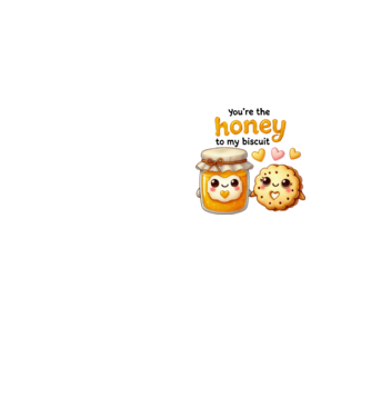 Honey to my Biscuit model galben neon pe tricou