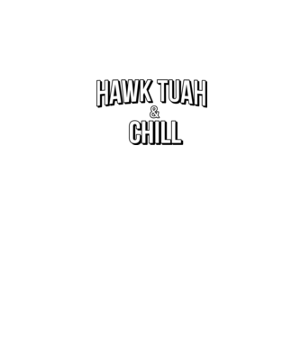 Hawk tuah and chill netflix model roșu pe tricou