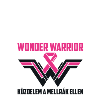 WONDER WARRIOR model alb pe tricou