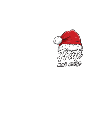 frate mai mare Santa Hat model galben neon pe tricou