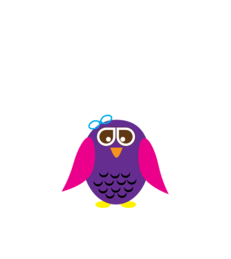 Owl model nisipiu pe tricou